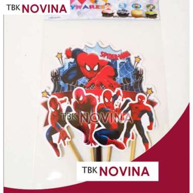 TOPPER KARAKTER SET 5pcs / TOPPER BINATANG / MIXUE / BINATANG / BARBIE /TAYO / SPIDERMAN /ANIMAL/ ZO