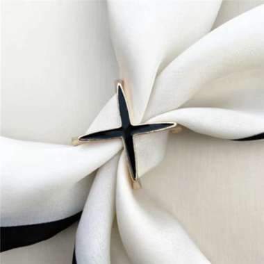 ARLINGTON scarf gesper scarf buckle scarf ring brooche gesper syal bros syal cincin syal 03 BLACK