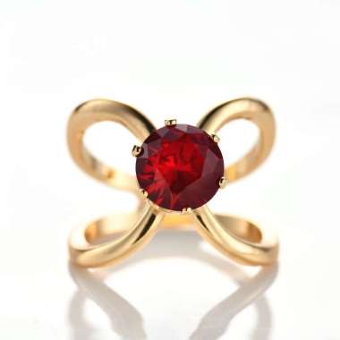 ARLINGTON scarf gesper scarf buckle scarf ring brooche gesper syal bros syal cincin syal 06 RUBY RED