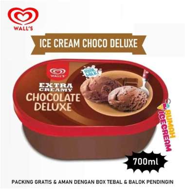 Ice Cream / Es Krim Walls Coklat 700Ml
