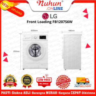 LG Front Loading FB1207S6W 7kg