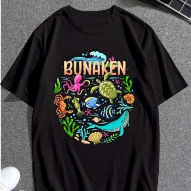 Kaos Tshirt Baju Murah Distro Bunaken pulau taman nasional Manado Sulawesi ri SOUVENIR oleh SUVENiR 