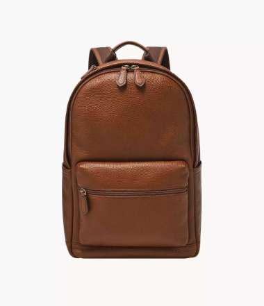 Fossil Buckner Leather Brown Backpack Tas Pria - MBG9631-210