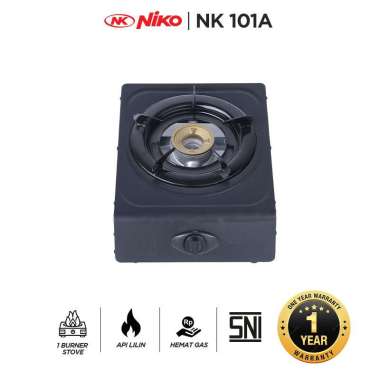Niko Kompor 1 Tungku NK 100A / NK 101A Kompor Gas 1 Tungku Minimalis NK 101A