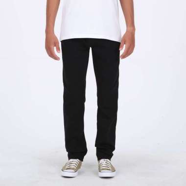 VOLCOM MLD SOLVER MODERN TAPERED FIT JEANS 33 Blackout