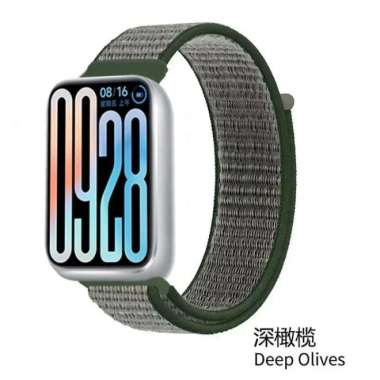 Case Strap Nylon Xiaomi Band 9 Active / Bumper Silicone 2in1 Strap Nylon and Case Xiaomi Band 9 Acti