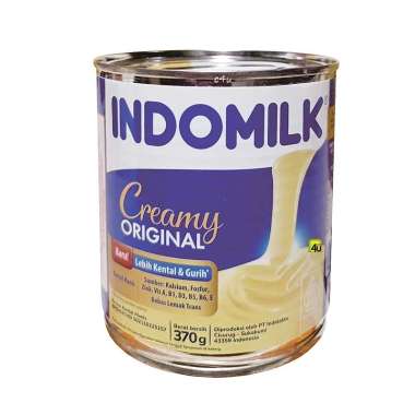 Indomilk - Susu Kental Manis - 370 gr Kaleng PUTIH