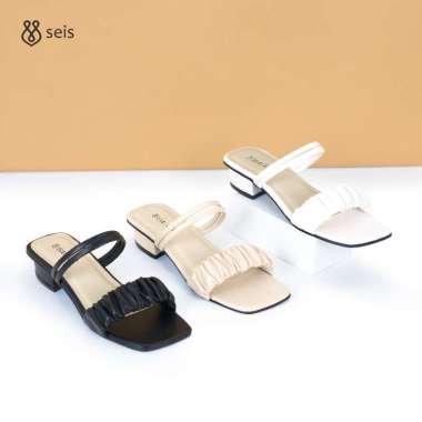 SEIS Windy Sandal Heels Wanita Hak 3 cm 40 BLACK