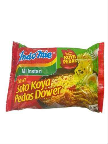 INDOMIE KUAH SOTO KOYA PEDAS DOWER 76GR DENGAN KOYA PEDAS SATUAN