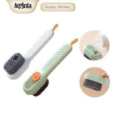 Angola Sikat Pembersih Sepatu/Baju D53 Cleaning Brush With Liquid Dispenser Multifungsi