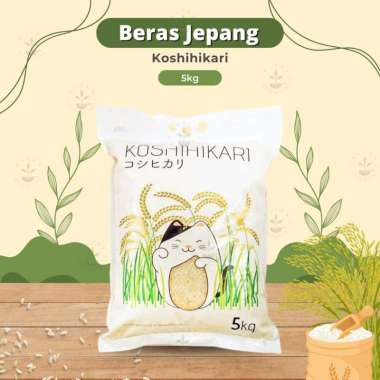 Beras Jepang Japonica Koshihikari 5 Kg - Beras Jepang Organik MPASI