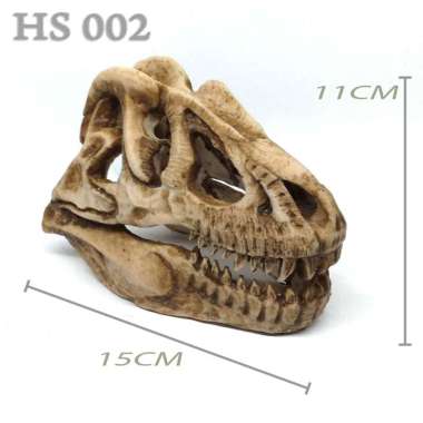 HS002 HIDING SKULL TYRANNOSAURUS T-REX TENGKORAK DINOSAURUS TEMPAT SEMBUNYI TARANTULA P METALLICA PA