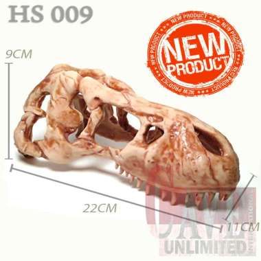 HS002 HIDING SKULL TYRANNOSAURUS T-REX TENGKORAK DINOSAURUS TEMPAT SEMBUNYI TARANTULA P METALLICA PA