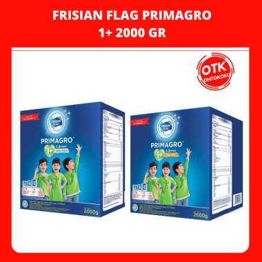 Frisian Flag Primagro 1+ Susu Pertumbuhan Usia 1-3 Tahun 2000 gr vanila