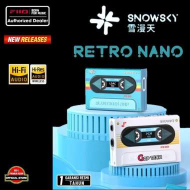 Fiio Snowsky Retro Nano Bluetooth DAC and Headphone Amplifier Original WHITE