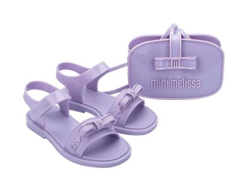 [Buy 1 Free 1 Bag] - Mini Melissa SS25 Charming Inf White/Gold Sandal Anak Perempuan (36024BF6910) 3