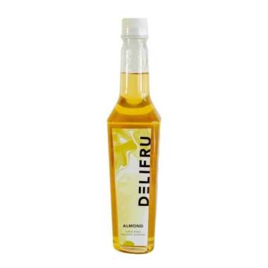 500mL Delifru Almond Syrup - Sirup Delifru Rasa Almond