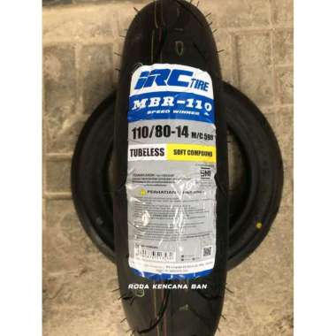 Ban Tubeless IRC MBR 110 TL Size 110/80 R14 Ban Belakang PCX 150/160, NMAX, AEROX 155 110/80 R14