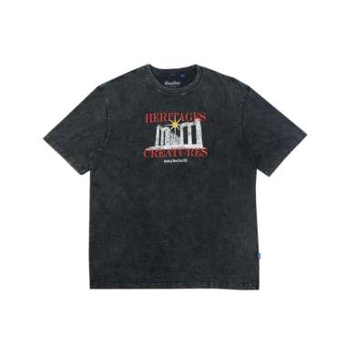 Moutley Men's T-Shirt Short Sleeve Oversized Fit Cotton 16s Heritage 061224 M