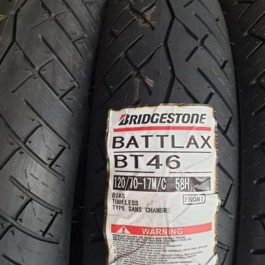 BAN LUAR MOTOR B46 F BATTLAX UKURAN 120/70-17 TUBELESS TL TAHUN PRODUKSI 2024 | NINJA | R15 | HONDA
