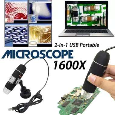mikroskop digital portable USB 2in1 1600X endoskop-mikroskop lab