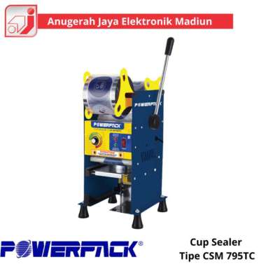 Cup Sealer Powerpack CSM 795TC / Sealer Gelas Plastik Powerpack Tipe CSM 795TC