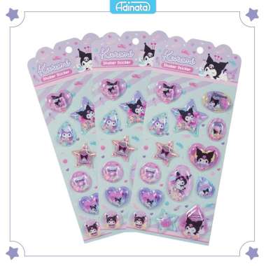 Kuromi Shaker Stickers 2532-6117 - Adinata / Sticker