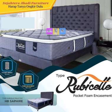American springbed american pillo rubicelle pocket Pillow Top Foam Enchasment spring kasur springbed