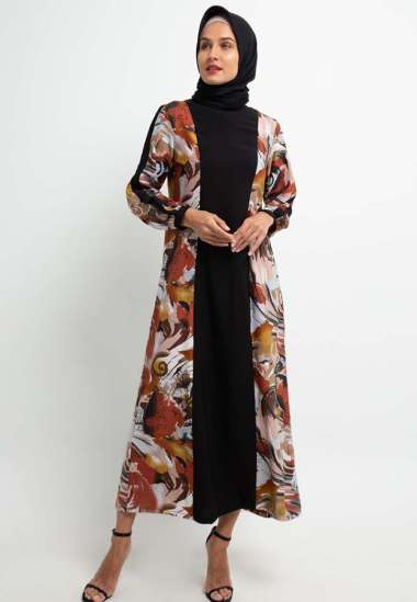 Arjuna Weda Gamis Wanita Zahira 27110021 - Merah Tua M