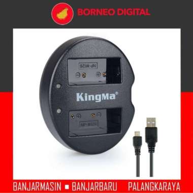 KINGMA DESKTOP CHARGER DUAL SLOT FW50 | LP-E6 | LP-E10 | LP-E8 | NP-W126 | NB-13L LP-E6