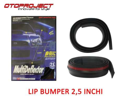Lip Bumper 2,5 Inch/Karet Pelindung Bumper (Multi Deflector) Universal