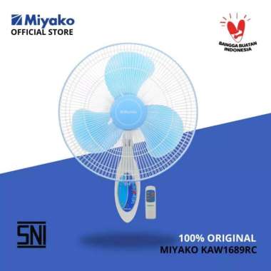 Kipas Angin Miyako KAW1689RCGB Jaring Besi - Kipas Dinding / Wall Fan