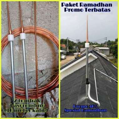 Penangkal petir Anti petir Tingal pasang di rumah aman petir