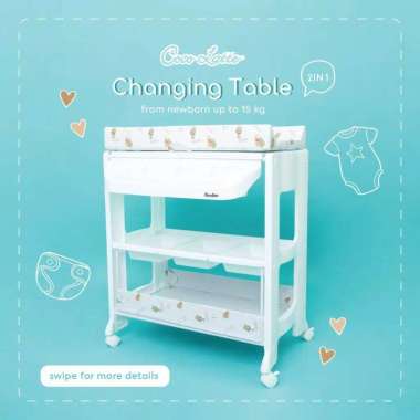 Cocolatte Baby Changing Table White