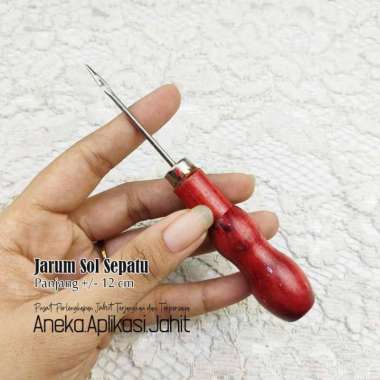 1 BIJI JARUM SOL SEPATU / ALAT TUSUK PELUBANG PENUSUK PEMBOLONG KULIT
