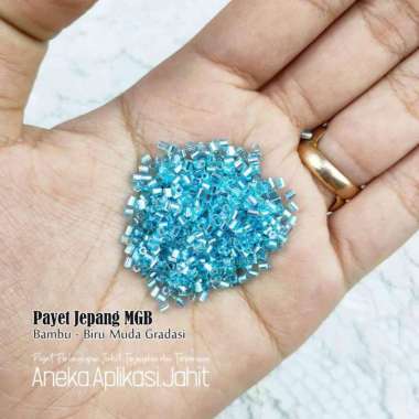 50 GRAM PAYET JEPANG MGB BAMBU PASIR BIRU MUDA PELANGI 47R BAMBU