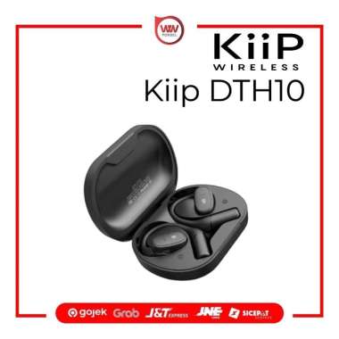 KiiP Wireless DTH10 OWS Bluetooth Headset TWS Earphone Earhook Super Bass Black