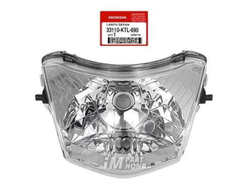 33110-KTL-690 Reflektor Lampu Depan Motor Honda Supra Fit New Tanpa Bohlam