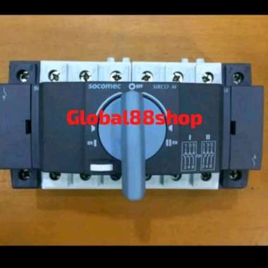 COS SOCOMEC SIRCOVER M 63 A 4Pole Ohm Saklar DAYA 63A Perpindahan PLN Genset 4 pole