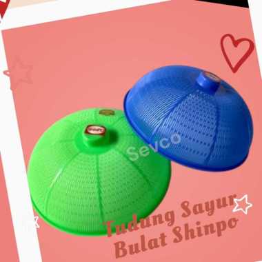 Tudung Sayur Bulat Shinpo 308 XS / Tudung Saji Tutup Sayur Plastik Bagus XS