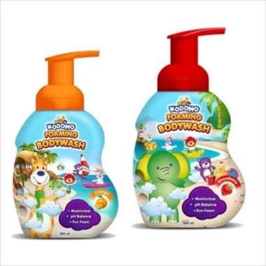 Kodomo Foaming Bodywash Botol Pump 250mL Strawberry 250ml