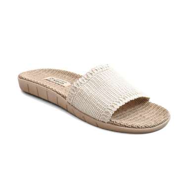 Dr. Kevin Sepatu Sandal dan sandal Wanita Hak Rata Flat Sandals 571-124 Putih 40