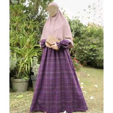Ditsy Nightgown Nael Plum series 2 Katun Pinot Gamis Daster Wanita S