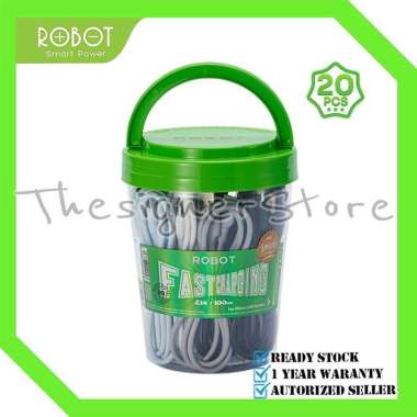 Kabel Data Micro USB ROBOT RBM100S 1M Data Cable 2A Original (TOPLES isi 20Pcs) RBM100-II-Toples