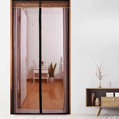Tirai Magnet Pintu Tebal Tirai Pintu Magnet Efektif Menghalau Serangga Tirai Nyamuk Magnet Tirai Pin