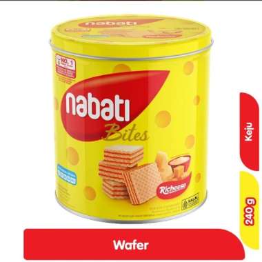 NABATI Bites Wafer Keju Kemasan Kaleng 240gr Termurah