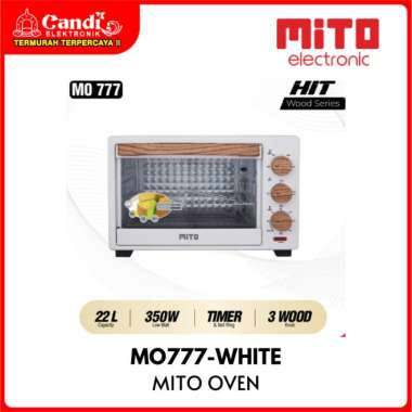 MITO Oven Listrik Kapasitas 22 Liter MO777-SILVER