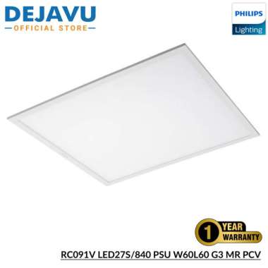 Lampu Slim Panel LED Philips RC091V LED27S/840 PSU W60L60 G3 MR PCV