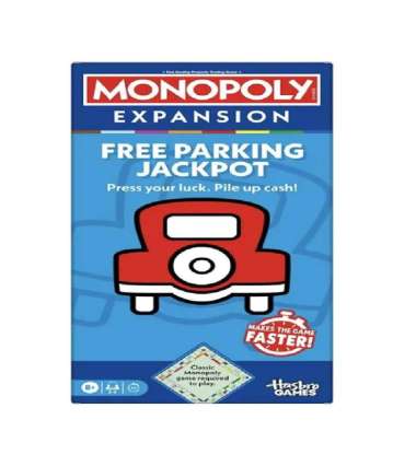 Monopoly Expansion Free Parking Jackpot Board Game