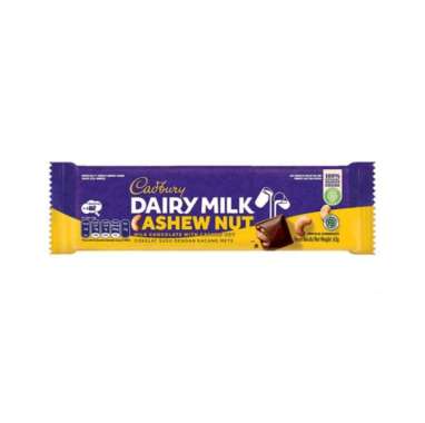 Cadbury dairy milk 62 gram (chocolate / fruit and nut / cashew and nut / black forest / hazelnut) ca